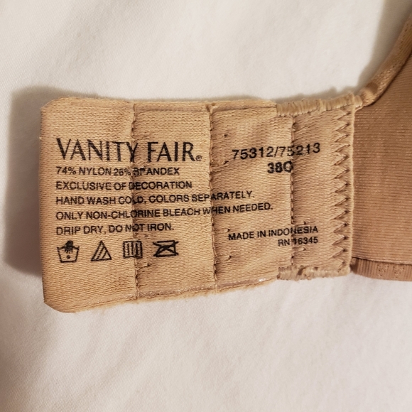 Vanity Fair Bra 38C - Picture 3 of 4